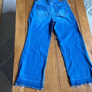 Life in Progress medium wash wide leg jeans